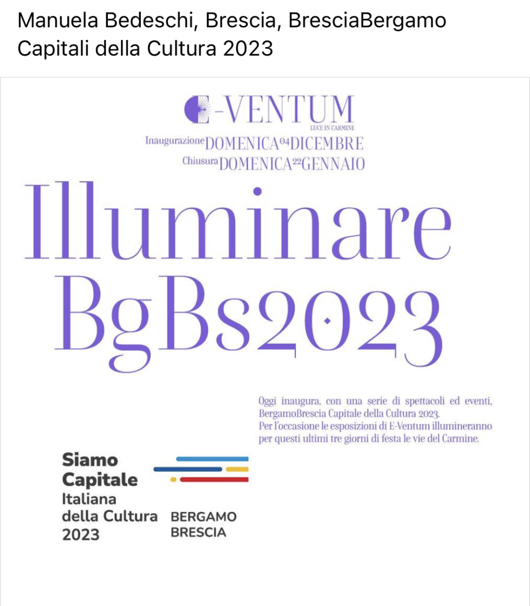 E-VENTUM LUCE IN CARMINE MONZA